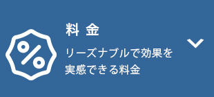 料金 リーズナブルで効果を実感できる料金